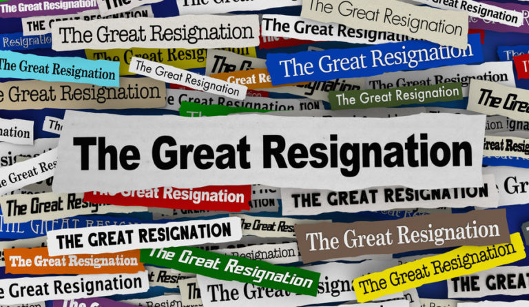 The Great Resignation Quit Job Newspaper Headlines Staff Employee